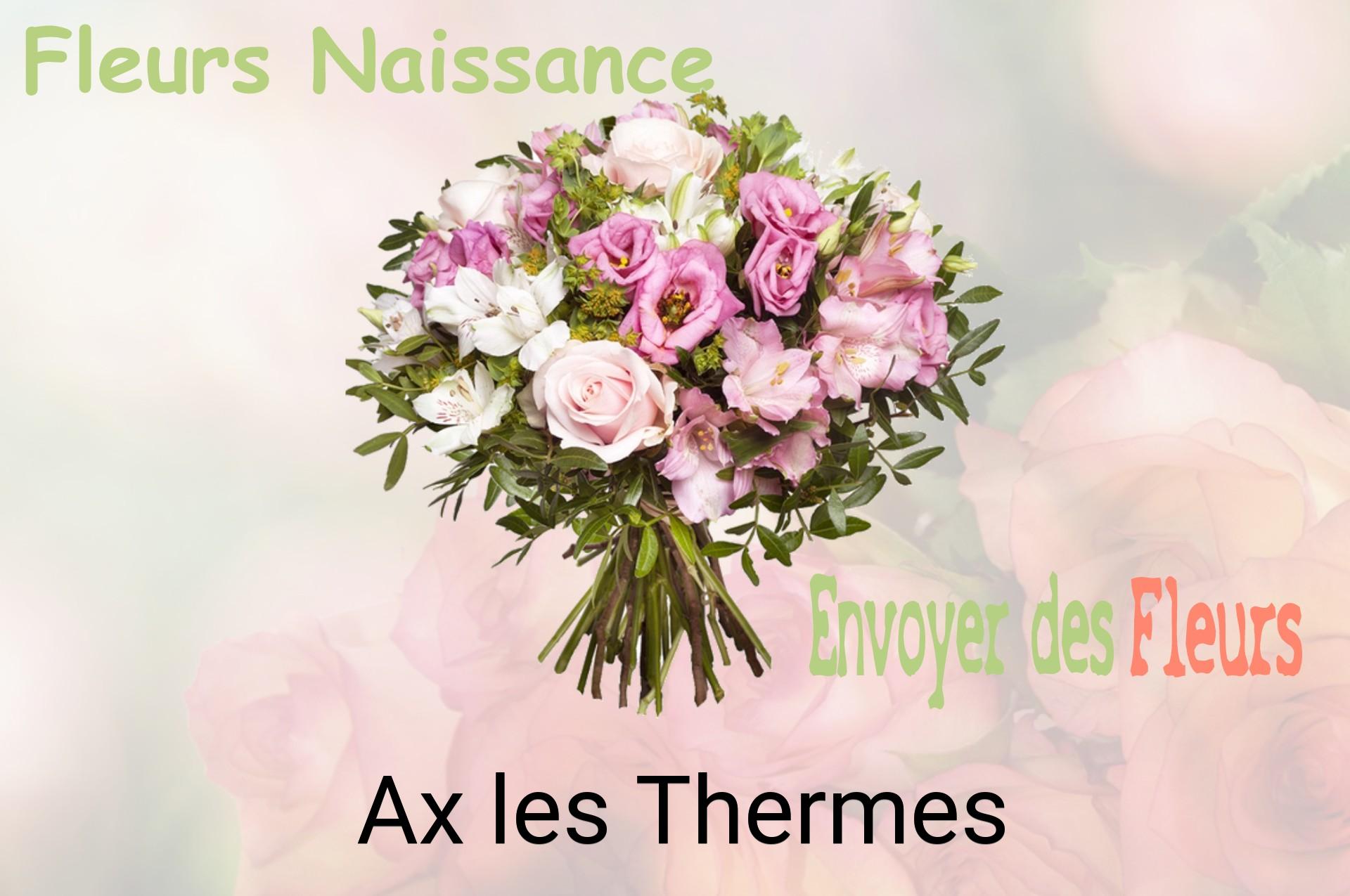 Bouquet de fleurs de naissance livré à Ax-les-Thermes